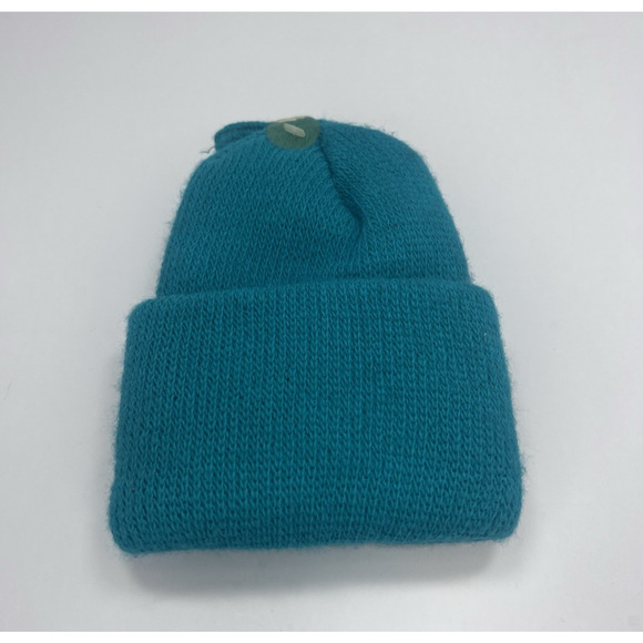 Magic Knits Vintage Kids Winter Hat Gloves Set Blue OSFA Lycra Spandex Sears - Picture 8 of 8